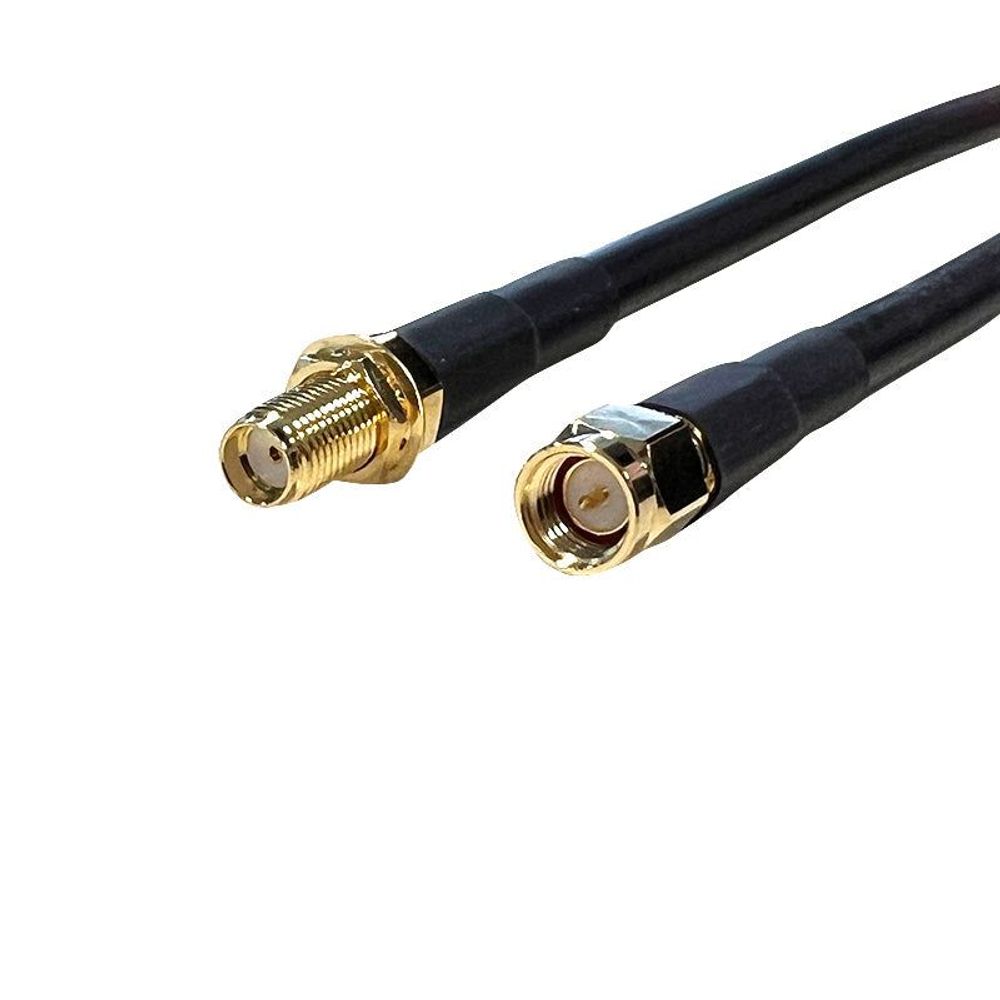 P-83 - SMA Male to SMA Female Bulkhead 10 Metre LLC240 Coax Pigtail