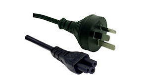 0.6m 3 Pin Clover Mains Power Cord