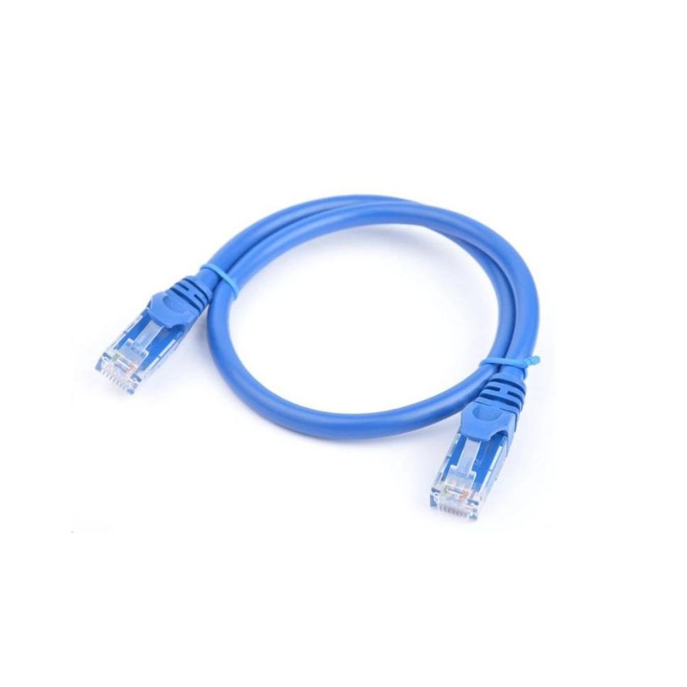PL6A-0.5BLU - Cat 6a UTP Ethernet Cable, Snagless - 0.5m (50cm) Blue