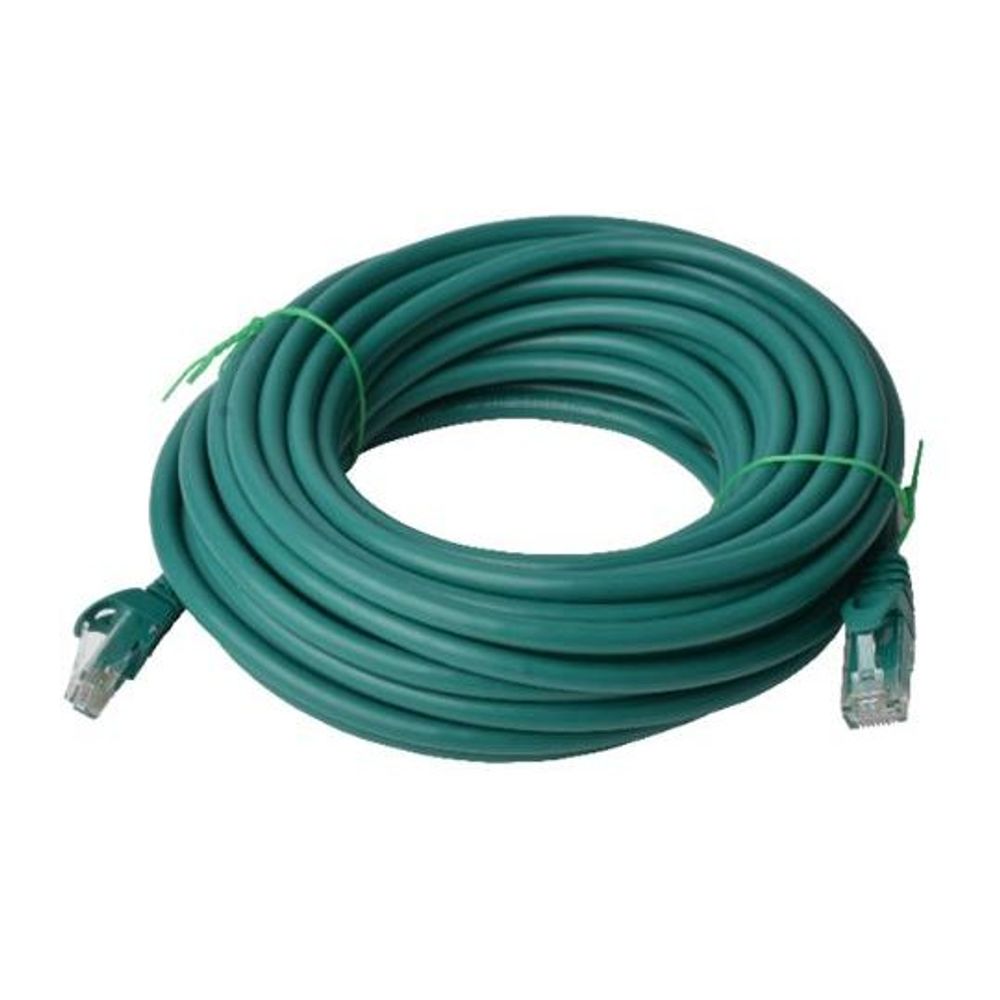PL6A-30GRN - Cat 6a UTP Ethernet Cable, Snagless - 30m Green