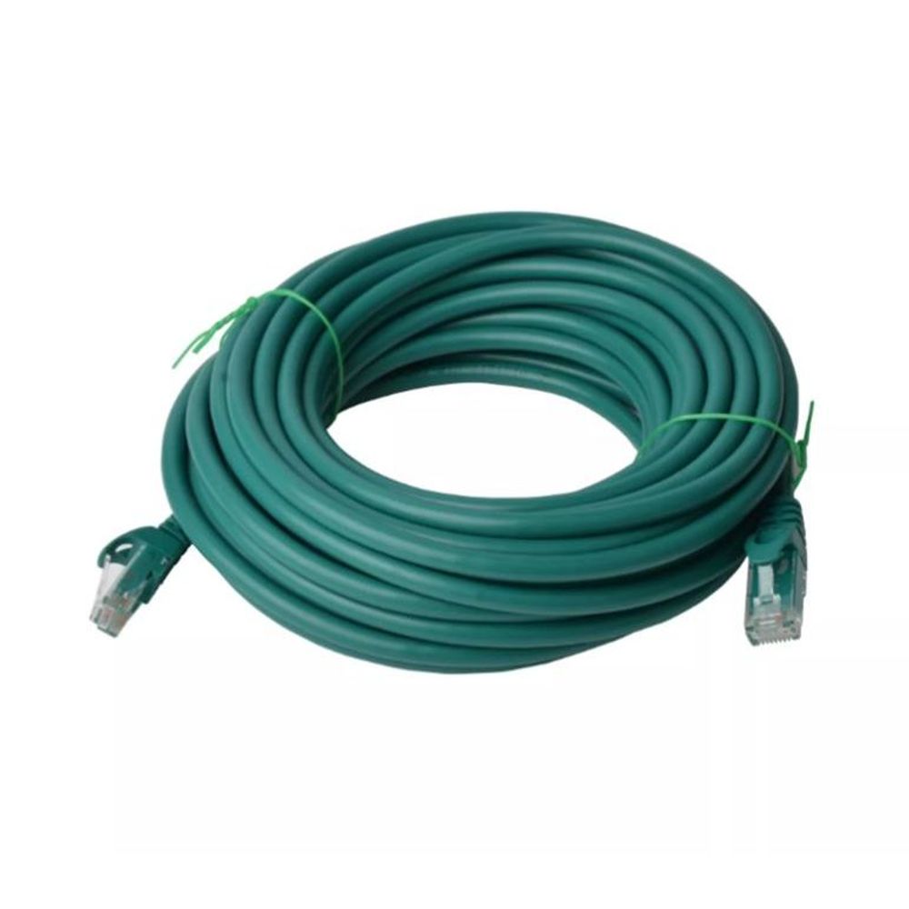 PL6A-40GRN - Cat 6a UTP Ethernet Cable, Snagless - 40m Green