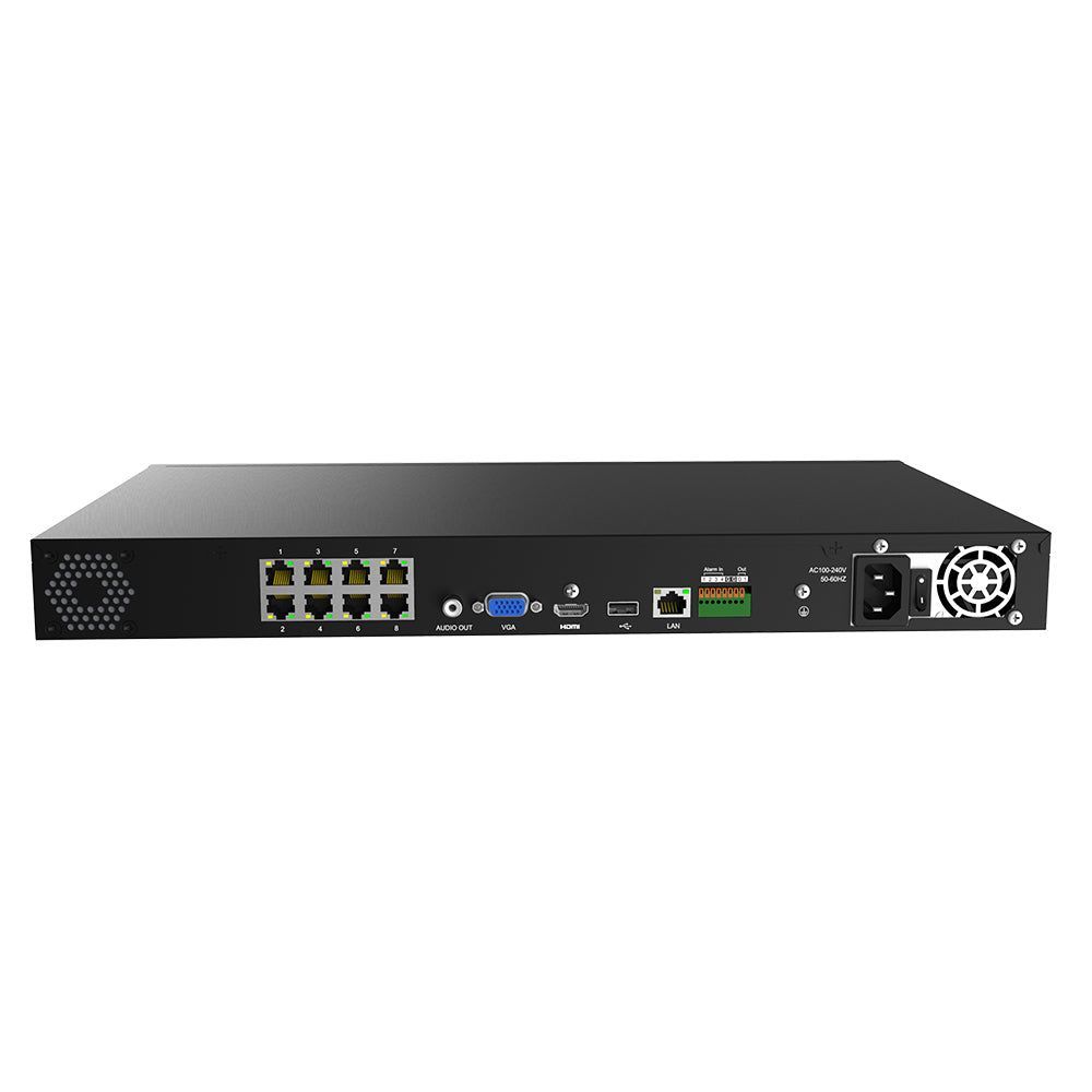 MS-N5008-UPC - 4K H.265 PoE NVR 5000 Series (MS-N5008-UPC) – Milesight