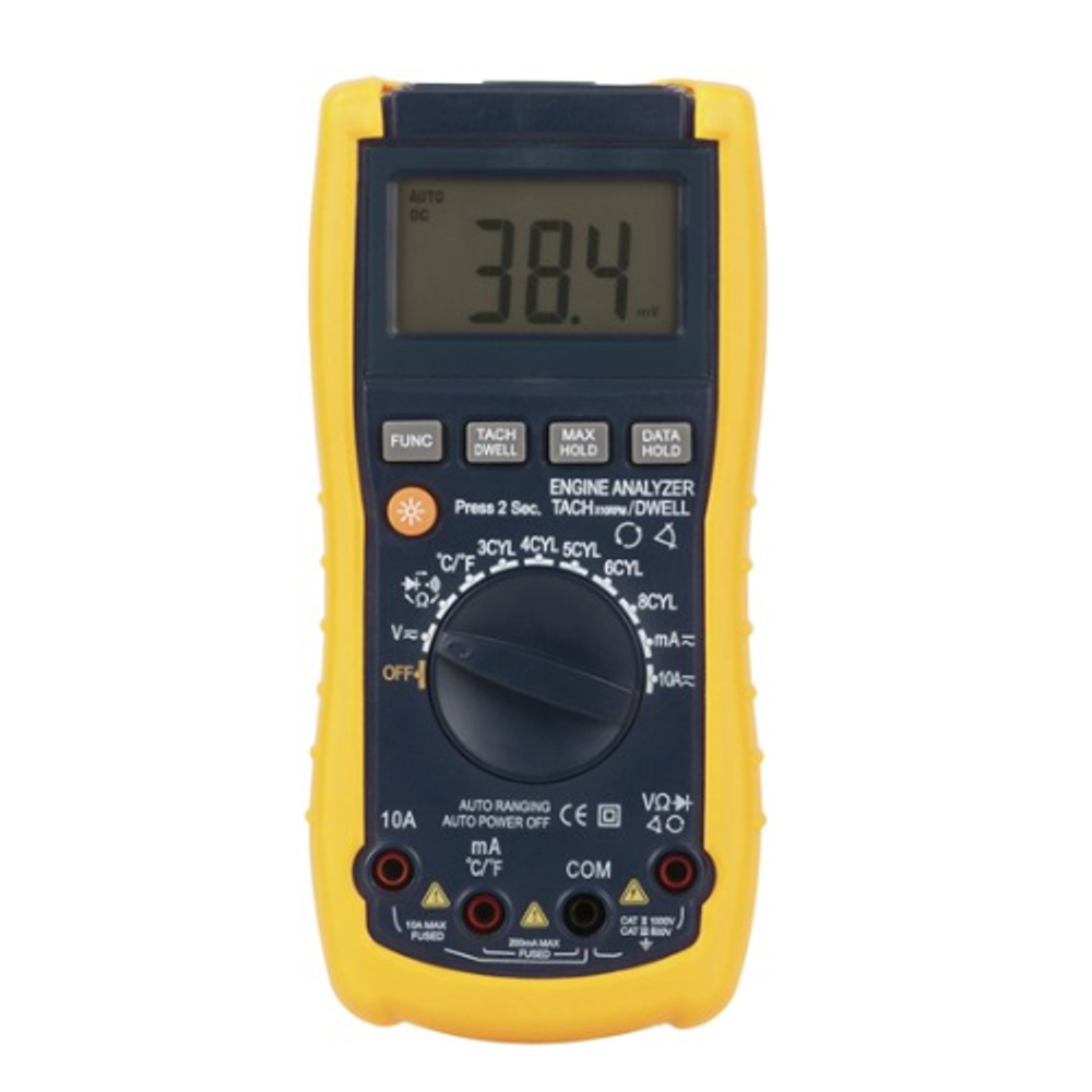 QM1446 Automotive DMM with Dwell and Tacho