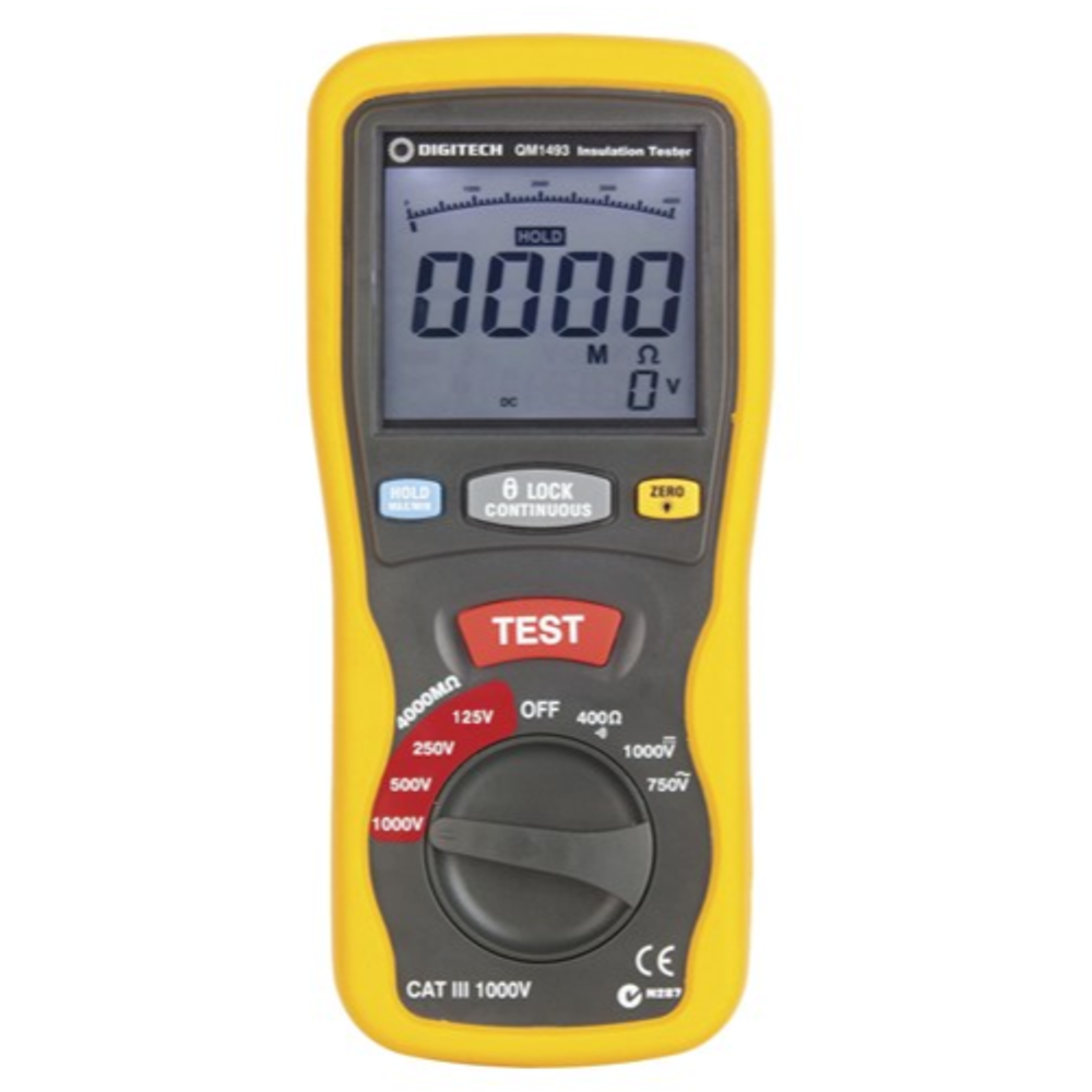 QM1493 Cat III Insulation Tester/Multimeter