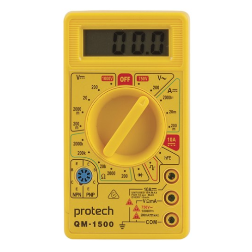 QM1500 Low Cost Digital Multimeter (DMM)Tech Supply Shed front
