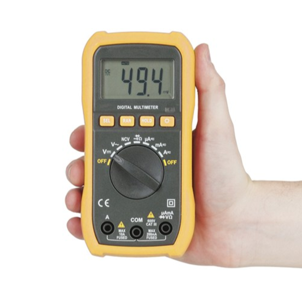 Multimeter Digtech QM1529 Economy Autorange Multimeter with Non-Contact Voltage Sensor ...