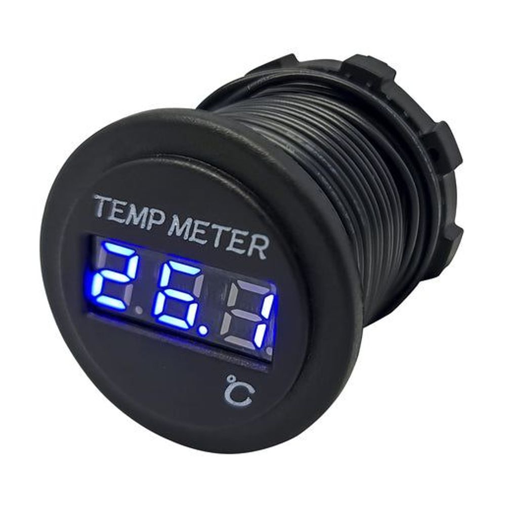 QM7313 Blue LED Display Thermometer with 3mtr External Sensor