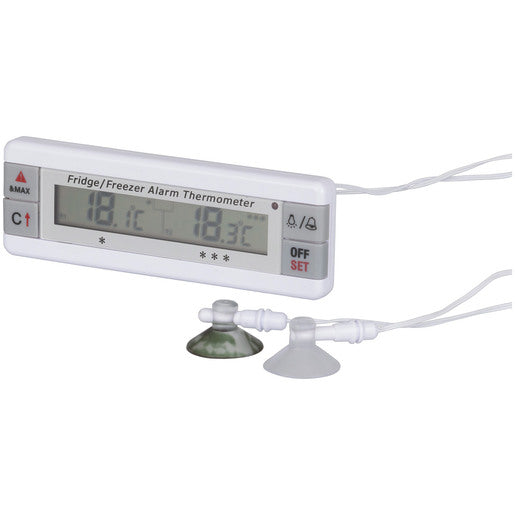 QM7322 Dual Display Digital Thermometer for Fridge Freezer with Dual Probes | Tech Supply Shed