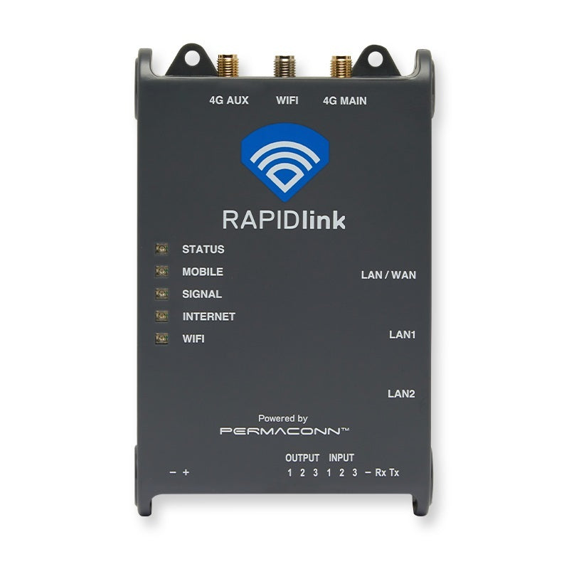One Ns Router Permaconn RAPIDlink 4G LTE Wifi Router with I/O and pre-loaded Spark NZ ...