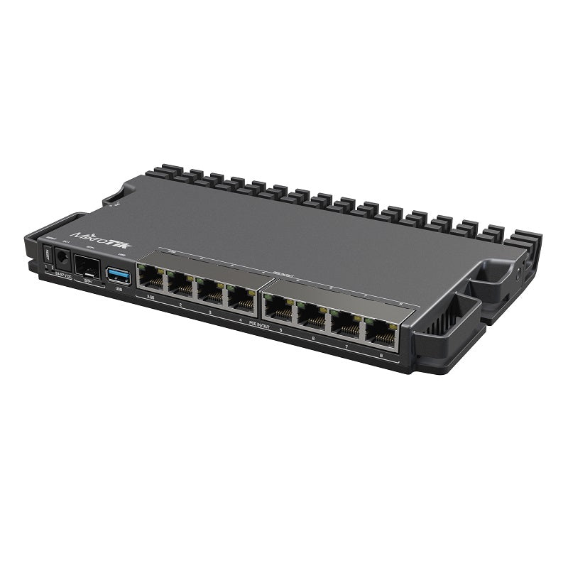 Rs Router 10gb MikroTik RB5009UPr+S+IN Compact Router with 7 x 1GB, 1 x 2.5GB, 1 x ...