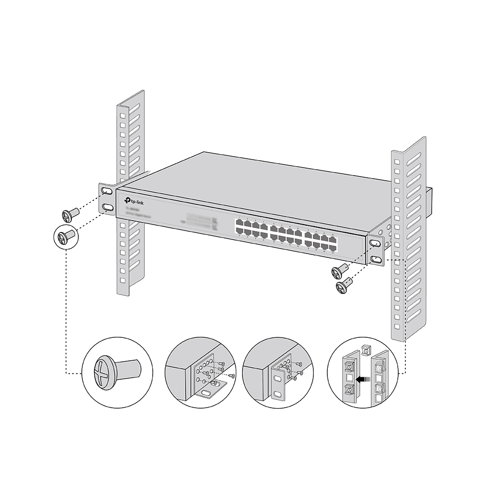 TP-Link 19-inch Switches Rack Mount Kit