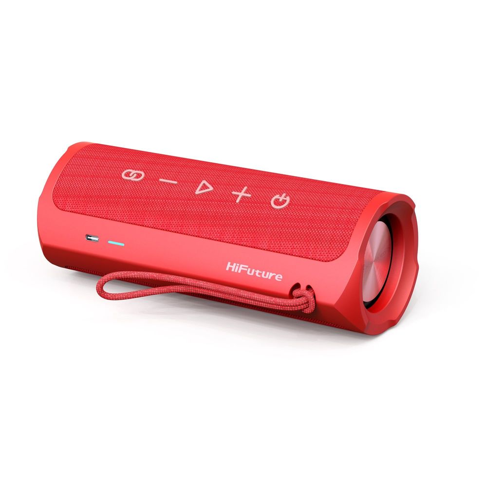 HIF81046 - HiFuture Ripple Outdoor Bluetooth Speaker 20W, 12 hours Playtime, Red