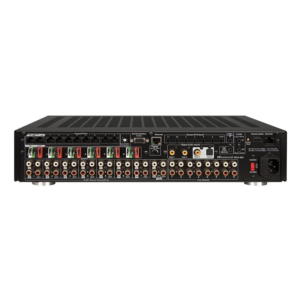 MCA-88 - Multizone Controller Amplifier 8 Source, 8 Zone (MCA-88) – Russound