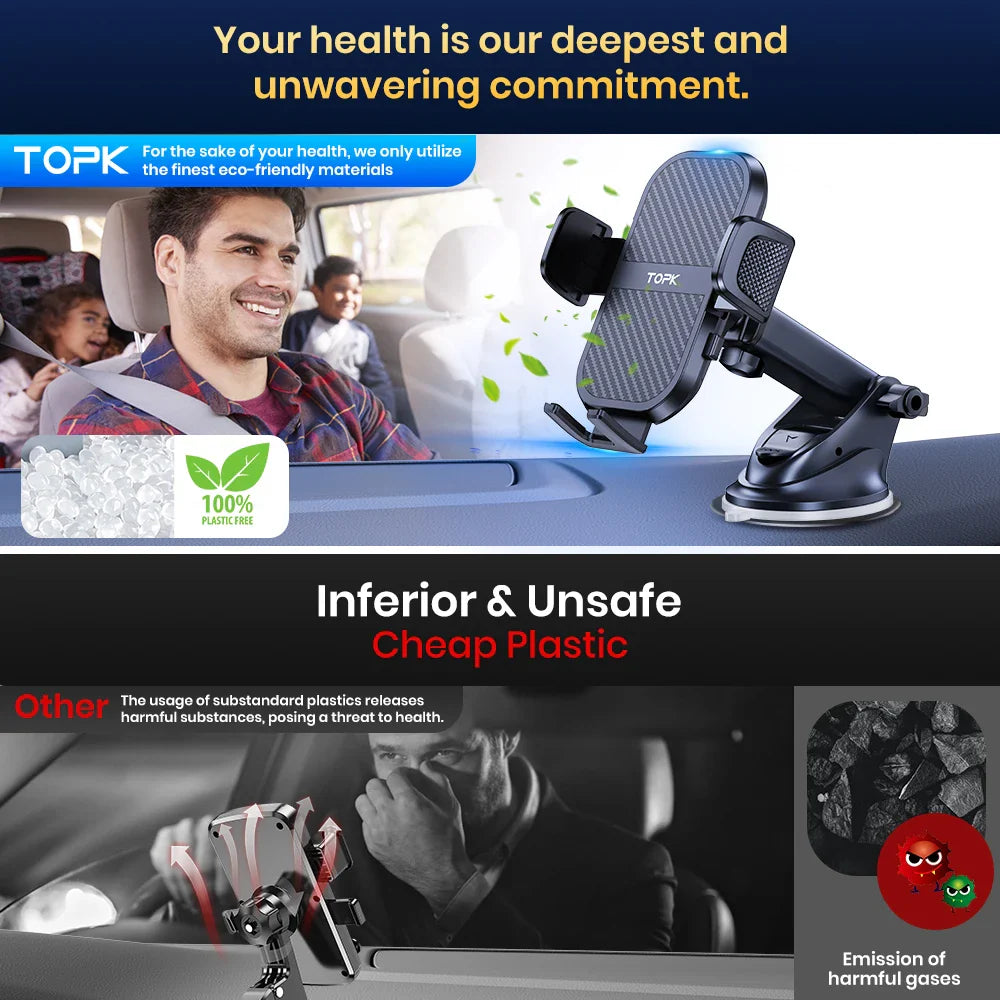 TOPK Premium Automotive Smartphone Mount