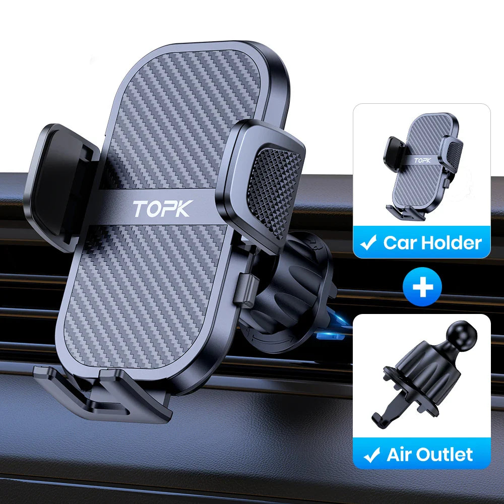 TOPK Premium Automotive Smartphone Mount Air Vent 1