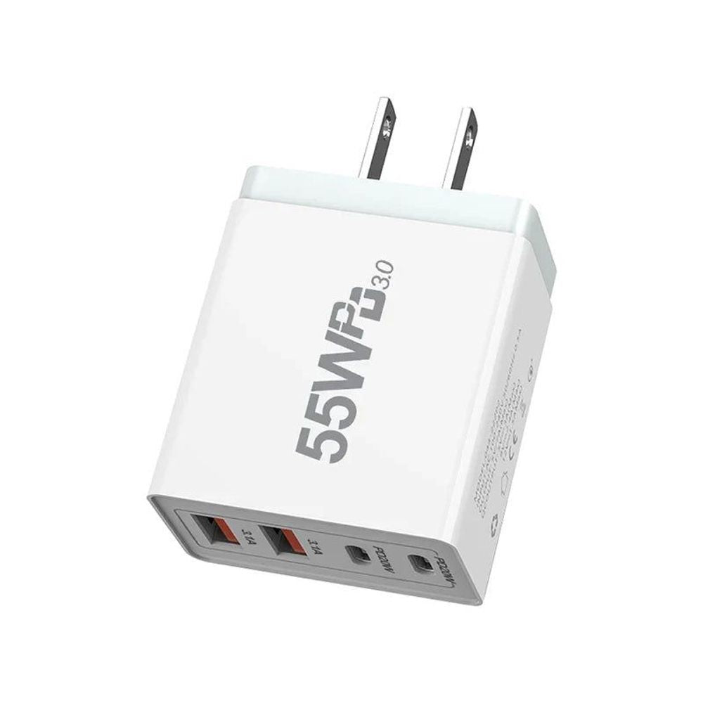 High-Efficiency Quick Charge 3.0 USB Wall Charger with International Plugs for Type C Devices