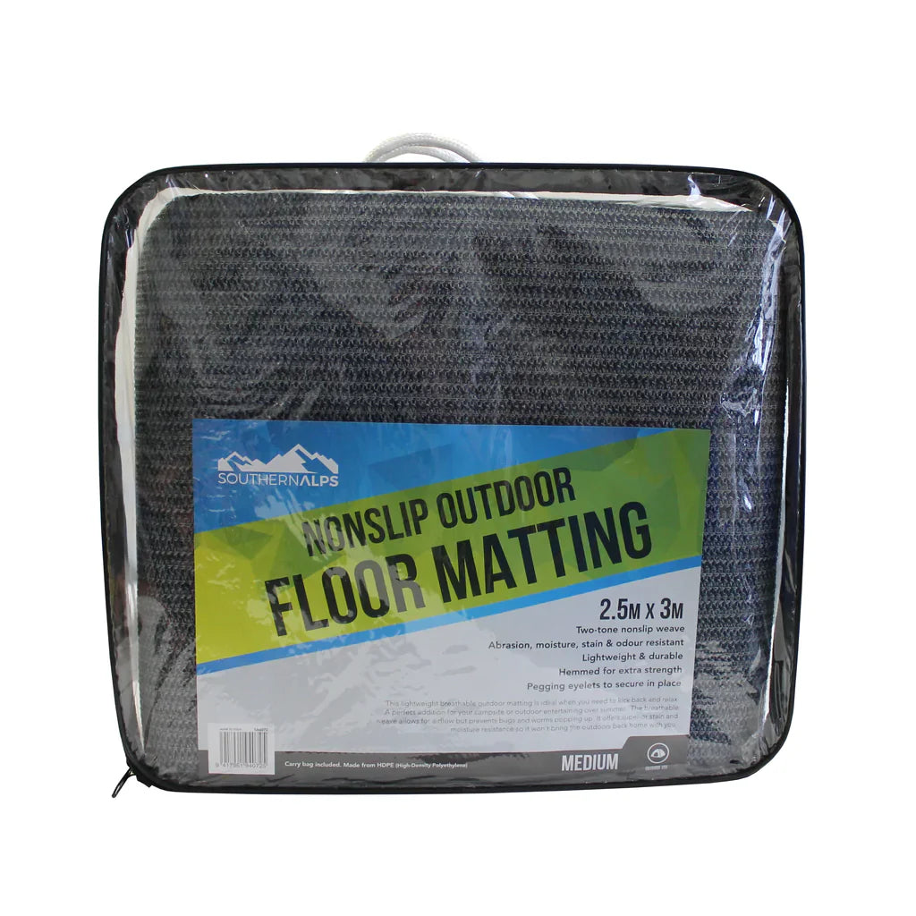 Large Floor Mat - Blue and Grey 2.5m x 6m - Southern Alps