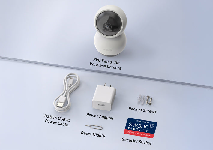 Swann EVO pan and tilt 2K Wi-Fi indoor security camera