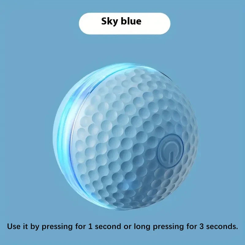 Automatic Interactive Smart Cat Toy - USB Rechargeable Rolling Ball and Mouse Car Teaser Blue F