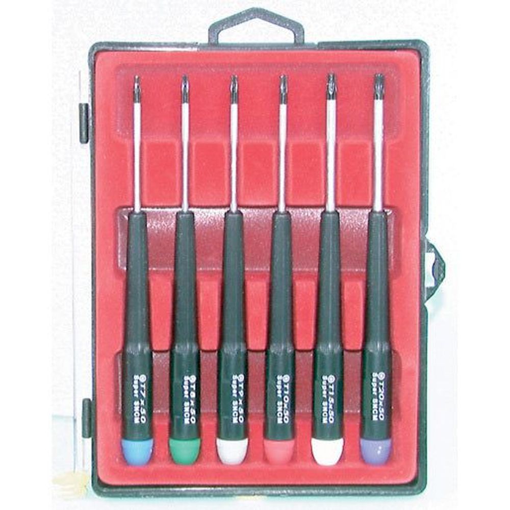 TD2021 - Torx Tamperproof 6 Piece Precision Set