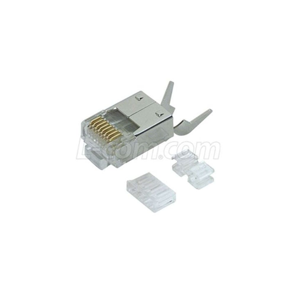 TDS8PC6 - Cat6 RJ45 Shielded Plug with Strain Relief