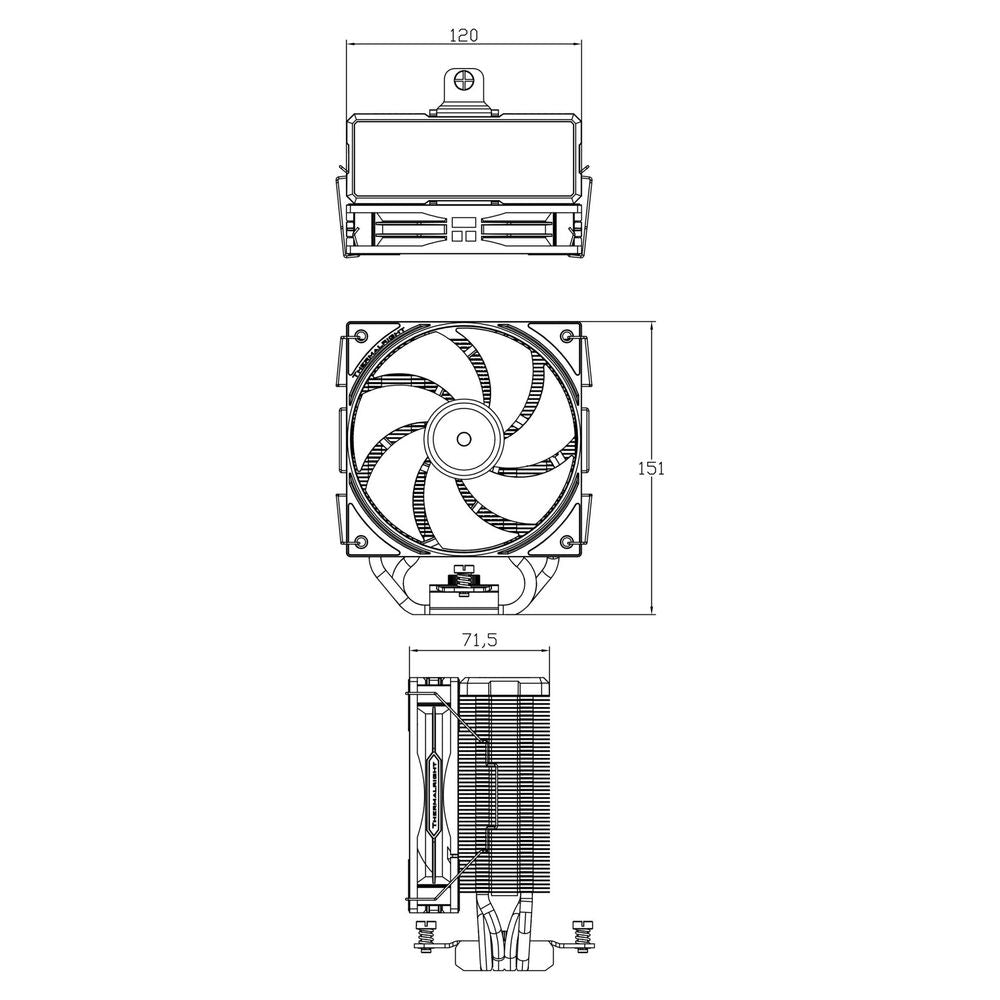 Thermalright Assassin X 120 R Digital Argb White