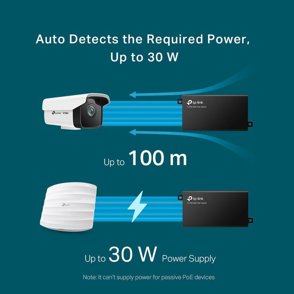 TL-POE160S - TP-Link PoE+ Injector TL-POE160S Adapter