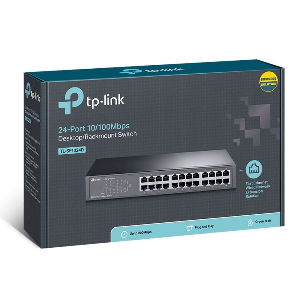 TL-SF1024D - TP-LINK 24-port 10/100Mbps Desktop/Rackmount Switch