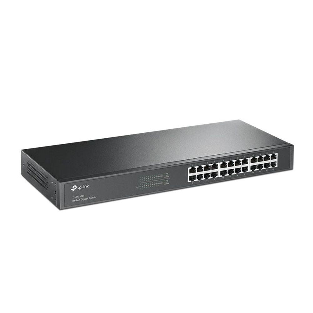 TL-SG1024 - TP-Link 24 Port Gigabit Switch (10/100/1000) Metal 19" Rackmountable