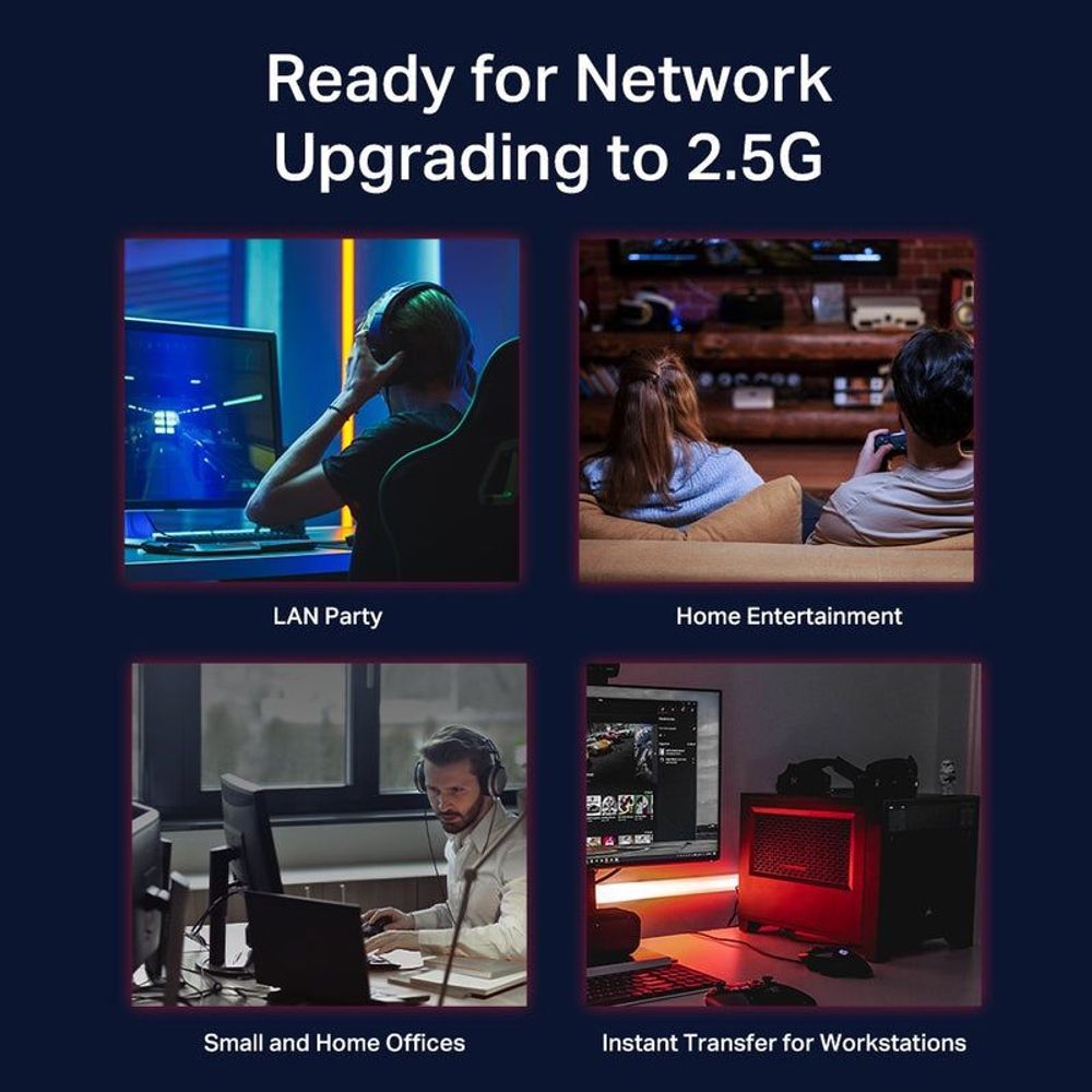 TL-SG108-M2 - TP-Link 8-Port 2.5G Desktop Switch