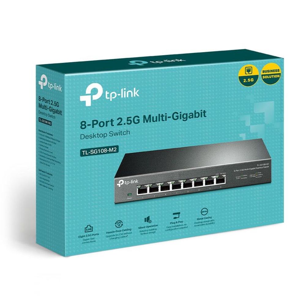 TL-SG108-M2 - TP-Link 8-Port 2.5G Desktop Switch