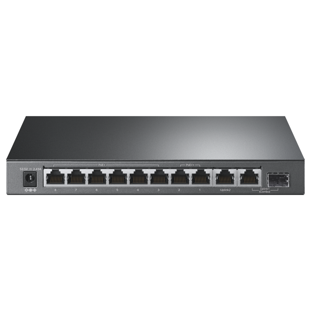 TL-SG1210PP - TP-Link 10-Port Gigabit Desktop Switch with 6-Port PoE+ and 2-Port PoE++