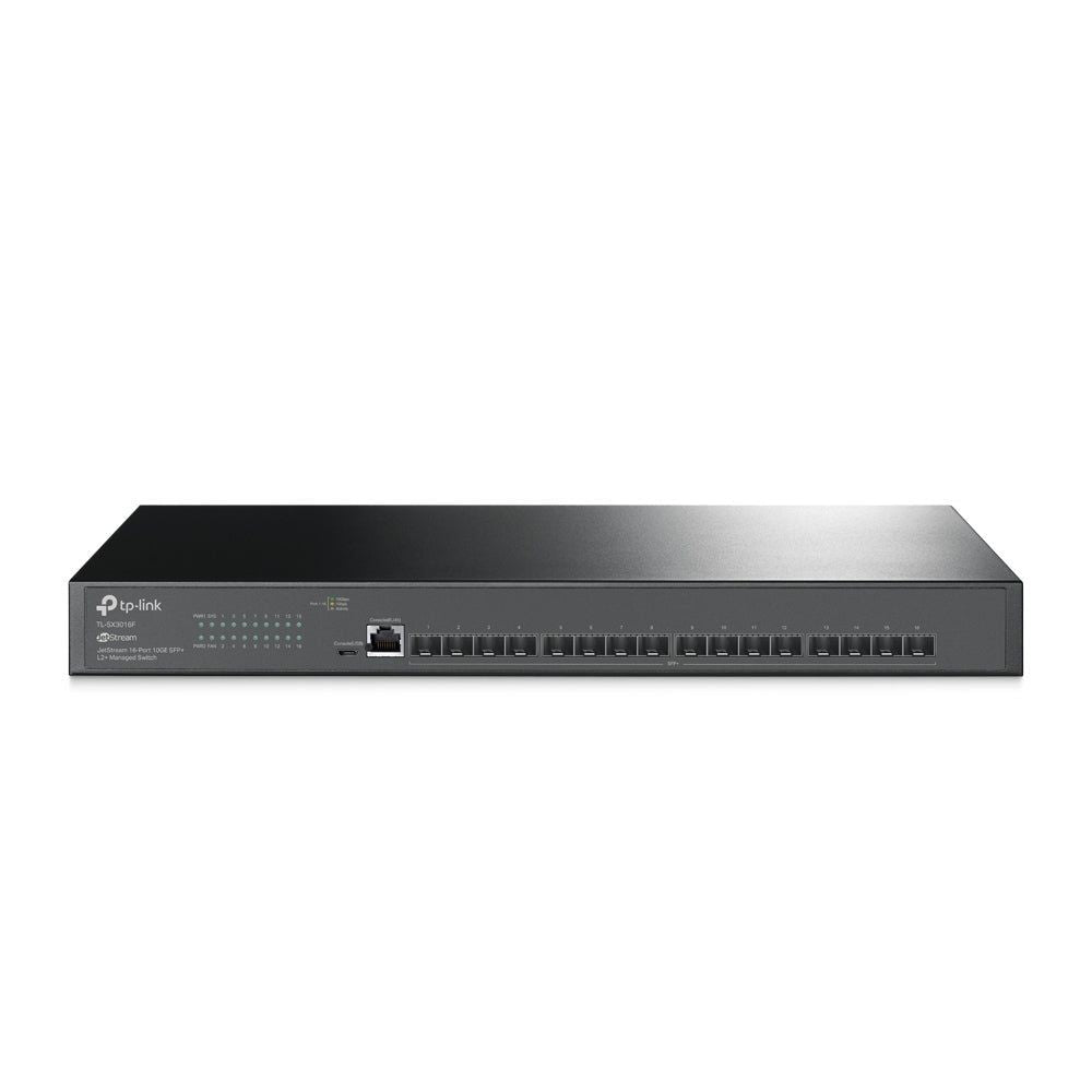 TP LINK JetStream 16-Port 10GE SFP+ L2+ Managed Switch Default Title
