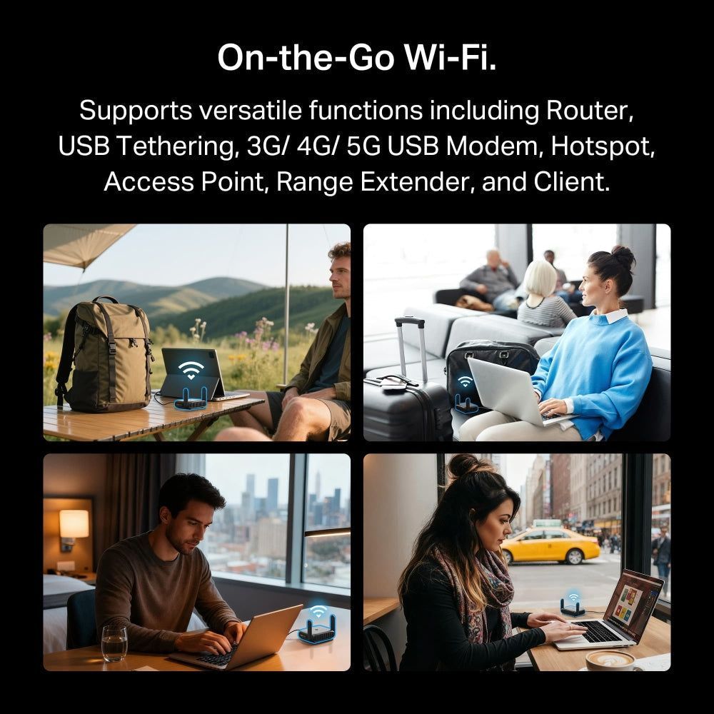 TP-Link TL-WR1512X, AX1500 Wi-Fi 6 Travel Router