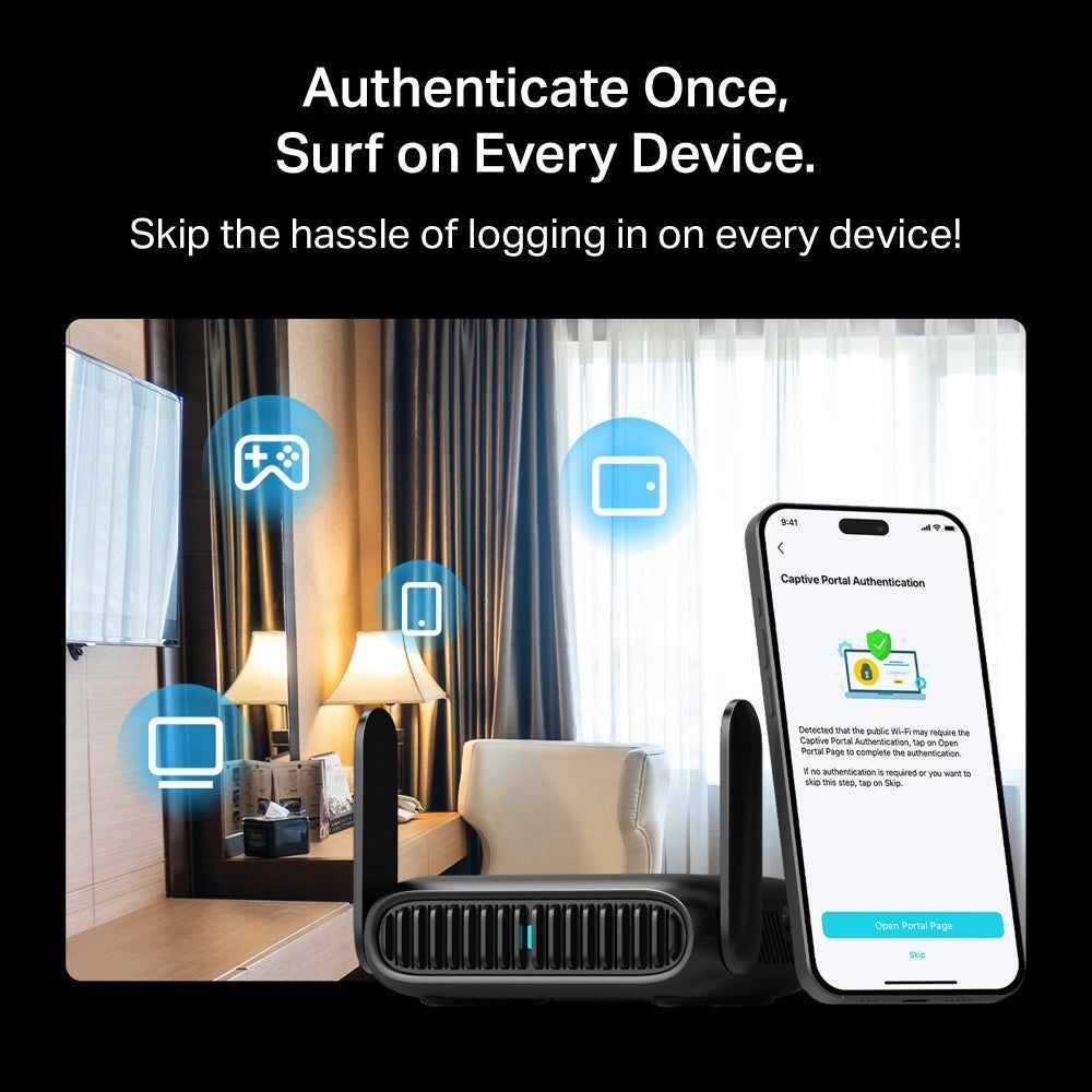 TP-Link TL-WR3602BE, BE3600 Wi-Fi 7 Travel Router