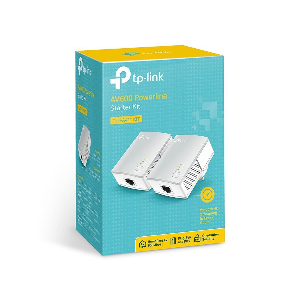 TP-Link TL-PA411 KIT AV600 Powerline Starter Kit