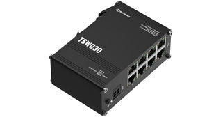 Teltonika TSW030 8 x 10/100 Port Compact DIN Rail Mountable Ethernet Switch