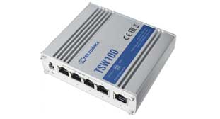 Teltonika Unmanaged Industrial AF/AT PoE Gigabit Ethernet Switch