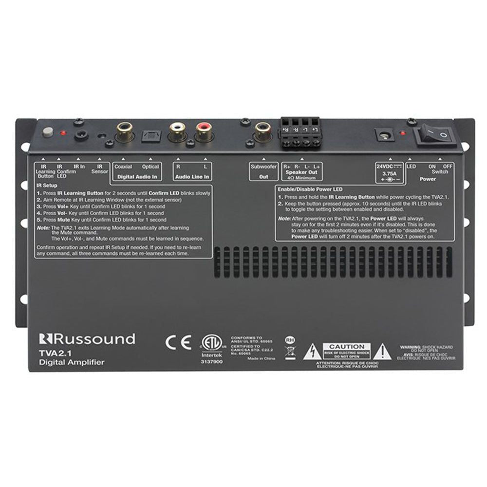 TVA2.1 - Digital Two-Channel Amplifier with IR learning and Sub Out (TVA2.1) – Russound