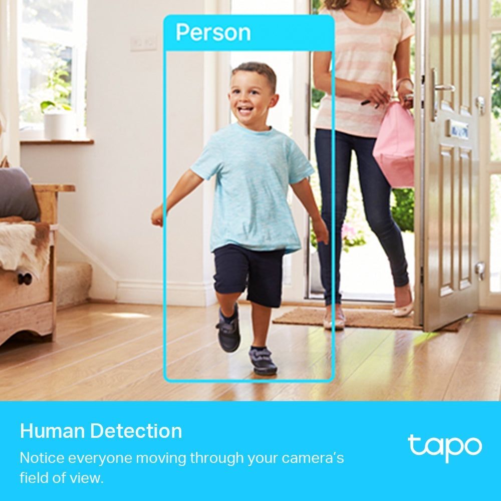 TP-Link Tapo C225 Pan/Tilt AI Home Security Wi-Fi Camera, 360° horizontal view, 2K QHD, POWER : AC Adapter