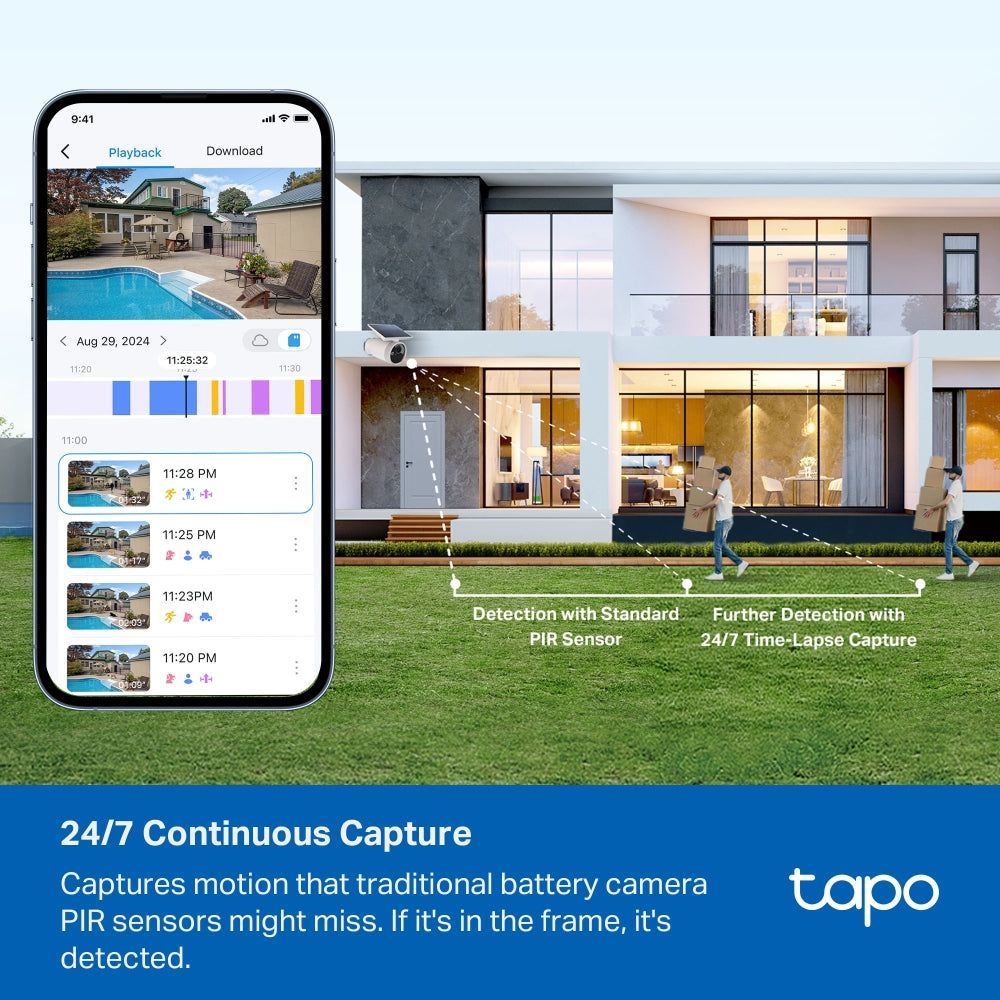 TP-Link Tapo C465, Battery-Powered Security Camera with Built-In Solar Panel