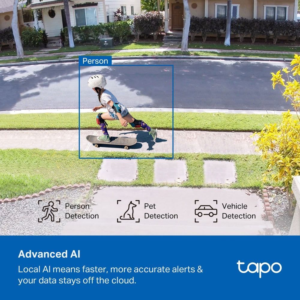 TP-Link Tapo C465, Battery-Powered Security Camera with Built-In Solar Panel