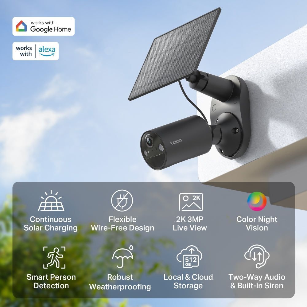 TP-Link Tapo C411 KIT Solar-Powered Security Camera Kit