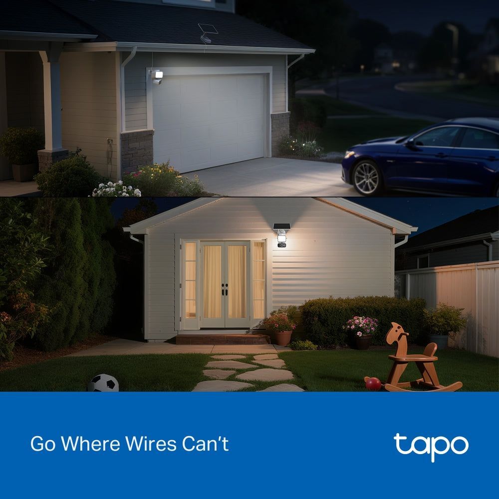 TP-Link Tapo C615F KIT Solar-Powered Floodlight Pan/Tilt Security Camera Kit
