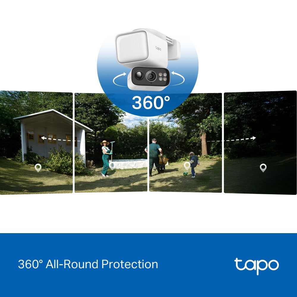 TP-Link Tapo C615F KIT Solar-Powered Floodlight Pan/Tilt Security Camera Kit