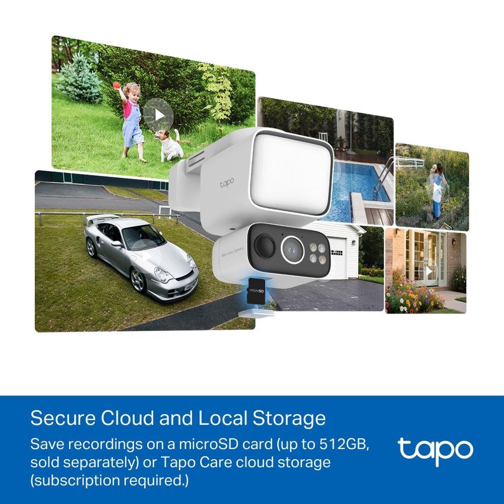 TP-Link Tapo C615F KIT Solar-Powered Floodlight Pan/Tilt Security Camera Kit