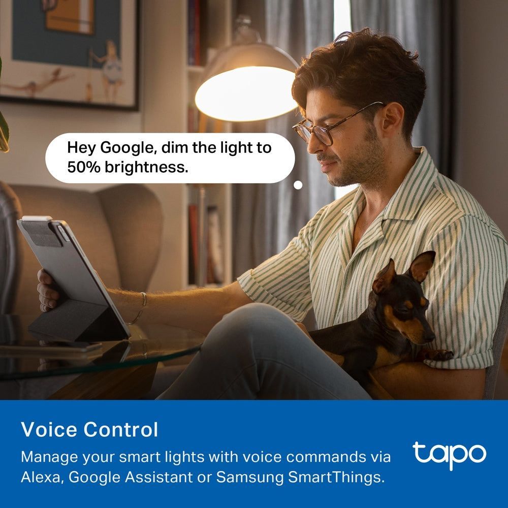 TP-Link Tapo L430C Smart Wi-Fi Candle Light Bulb, Multicolour