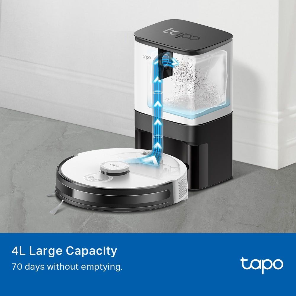 TP LINK Tapo RVA200 Robot Vacuum 3L Disposable Dust Bag (4L ×3) - For RV30 Plus, RV30C, RV30C Plus, RV20, RV20 Plus, RV10 Plus