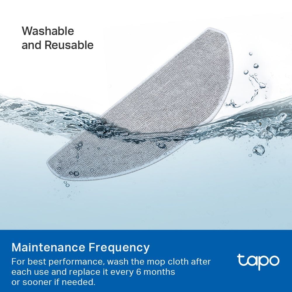 TP-Link Tapo RVA301 Tapo Robot Vacuum Washable Mop Cloth (5 Pcs)
