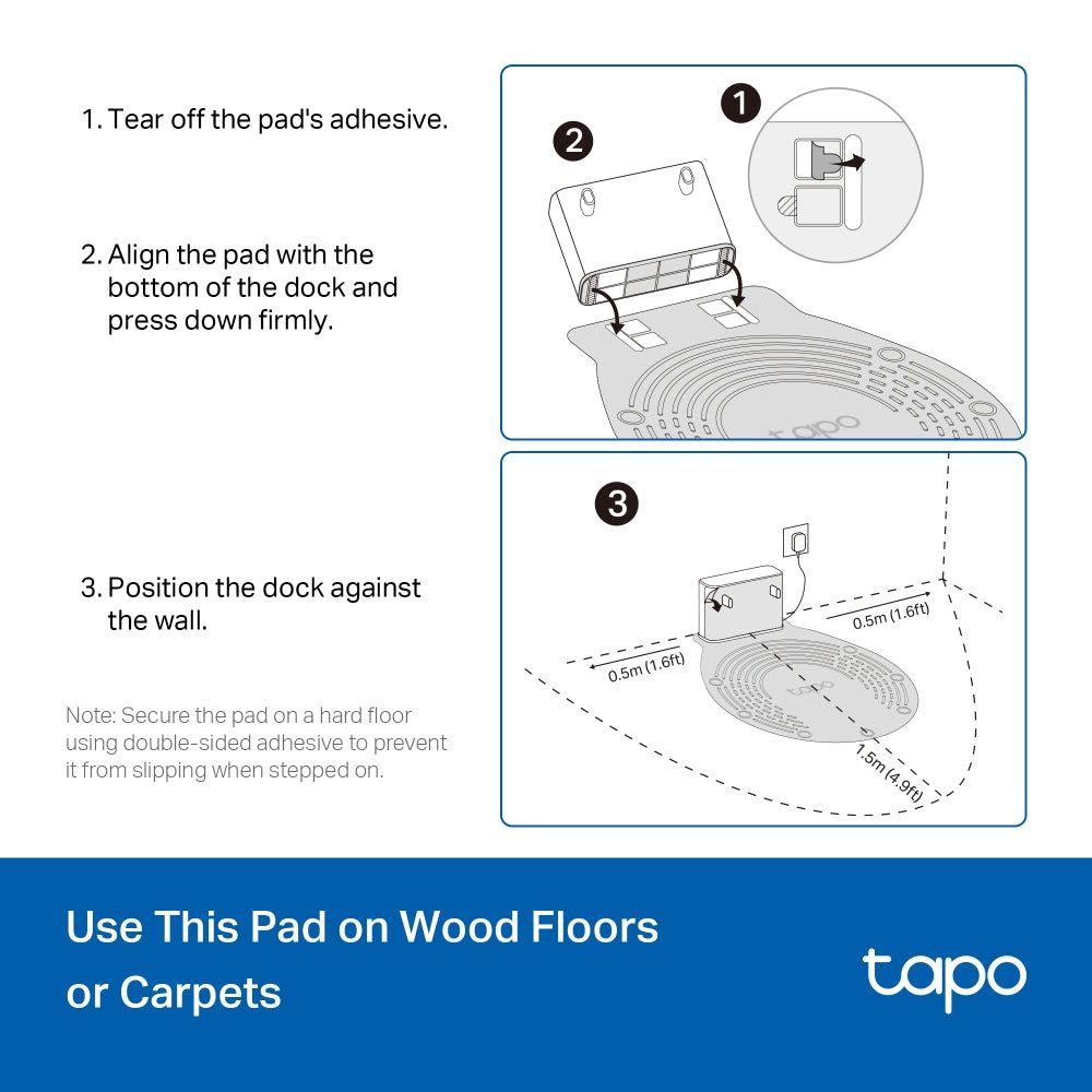 TP-Link Tapo RVA410 Tapo Robot Vacuum Waterproof Mat